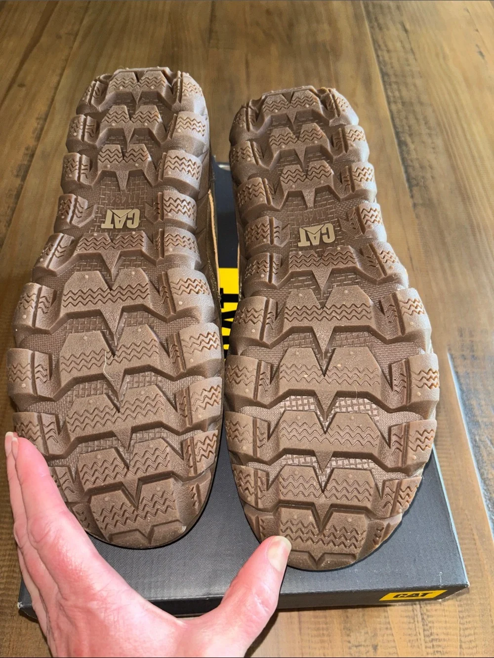 CAT Men’s Brown Fused Slip-On Work Shoe size 12 nwt nib new!